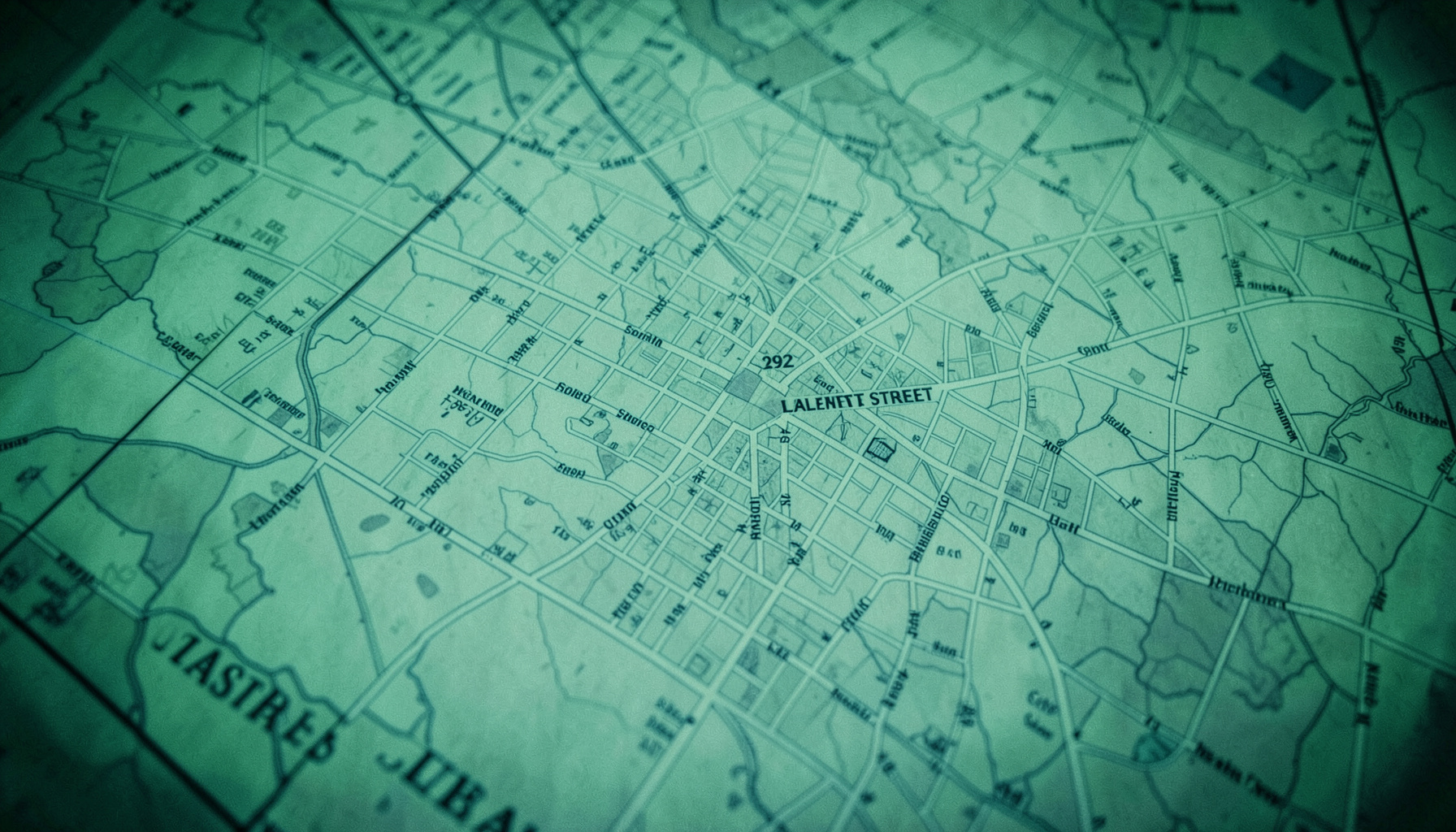 Map showing the area around 292 Lafayette Street in Salem, Massachusetts, with nearby streets and landmarks in muted blue and grey tones